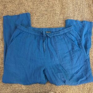 Lilla P Drawstring Cotton Pant